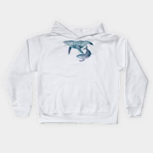 Whales and Octopuses Kids Hoodie